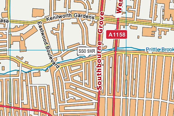 SS0 9XR map - OS VectorMap District (Ordnance Survey) SS0 9XR map - OS VectorMap District (Ordnance Survey)