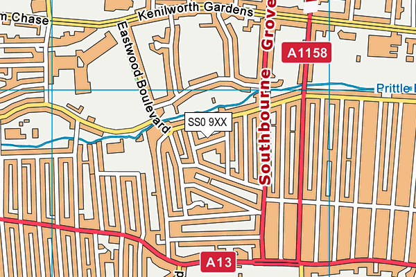 SS0 9XX map - OS VectorMap District (Ordnance Survey) SS0 9XX map - OS VectorMap District (Ordnance Survey)