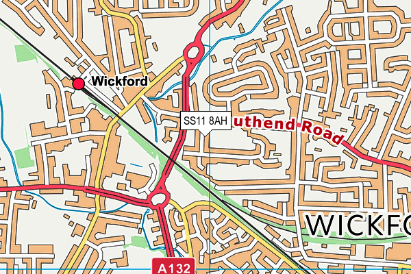 SS11 8AH map - OS VectorMap District (Ordnance Survey) SS11 8AH map - OS VectorMap District (Ordnance Survey)