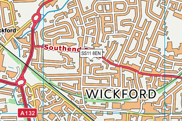 SS11 8EN map - OS VectorMap District (Ordnance Survey) SS11 8EN map - OS VectorMap District (Ordnance Survey)