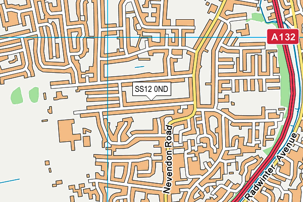 SS12 0ND map - OS VectorMap District (Ordnance Survey) SS12 0ND map - OS VectorMap District (Ordnance Survey)