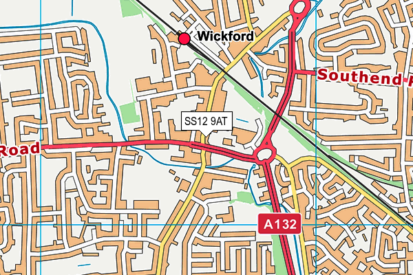 SS12 9AT map - OS VectorMap District (Ordnance Survey) SS12 9AT map - OS VectorMap District (Ordnance Survey)