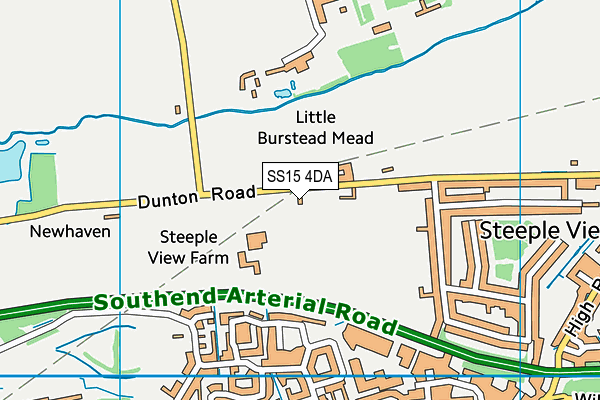 SS15 4DA map - OS VectorMap District (Ordnance Survey) SS15 4DA map - OS VectorMap District (Ordnance Survey)