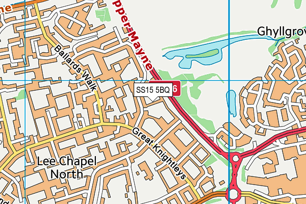 SS15 5BQ map - OS VectorMap District (Ordnance Survey) SS15 5BQ map - OS VectorMap District (Ordnance Survey)