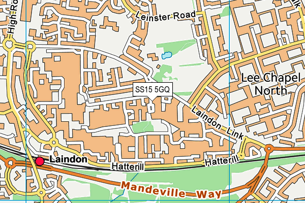 SS15 5GQ map - OS VectorMap District (Ordnance Survey) SS15 5GQ map - OS VectorMap District (Ordnance Survey)