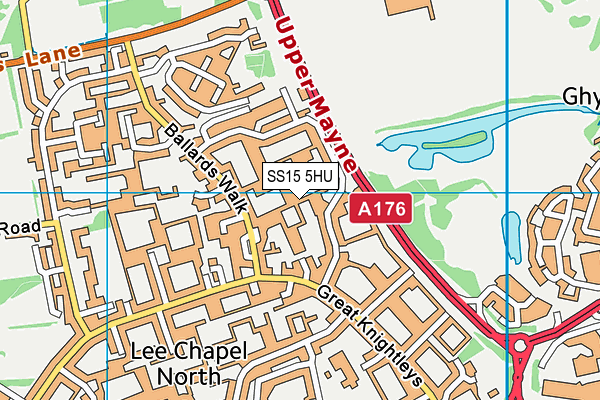 SS15 5HU map - OS VectorMap District (Ordnance Survey) SS15 5HU map - OS VectorMap District (Ordnance Survey)