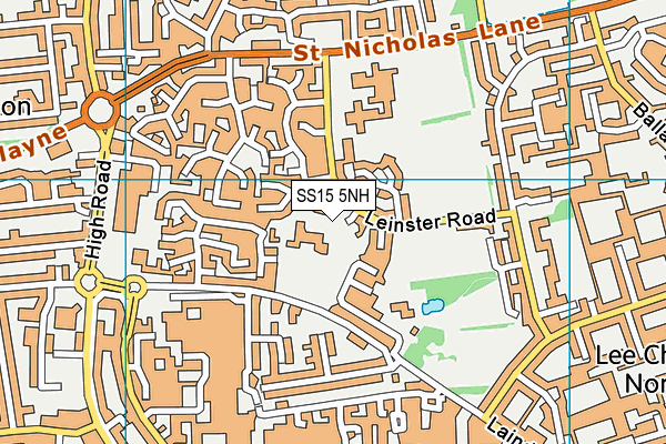 SS15 5NH map - OS VectorMap District (Ordnance Survey) SS15 5NH map - OS VectorMap District (Ordnance Survey)