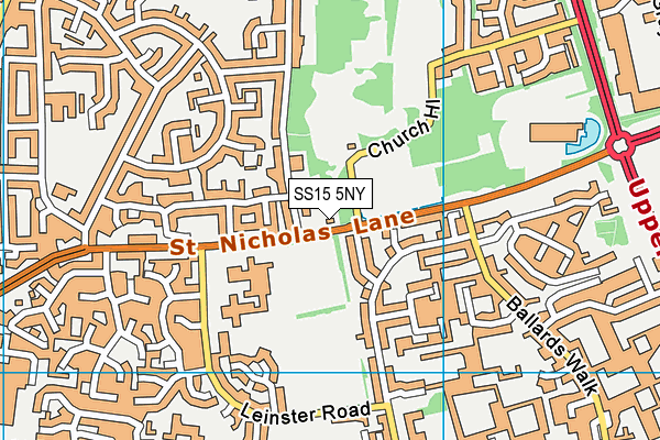 SS15 5NY map - OS VectorMap District (Ordnance Survey) SS15 5NY map - OS VectorMap District (Ordnance Survey)