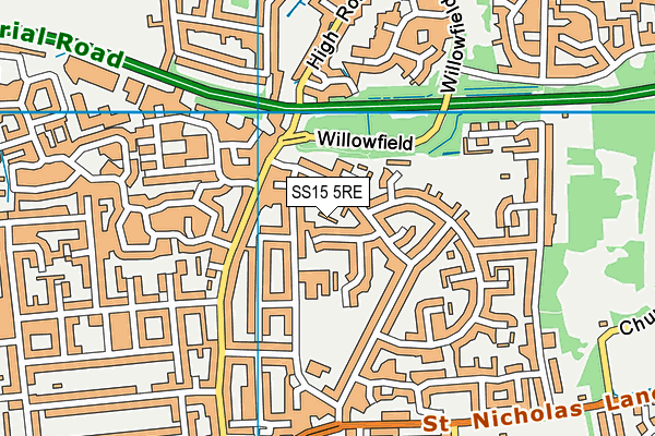SS15 5RE map - OS VectorMap District (Ordnance Survey) SS15 5RE map - OS VectorMap District (Ordnance Survey)