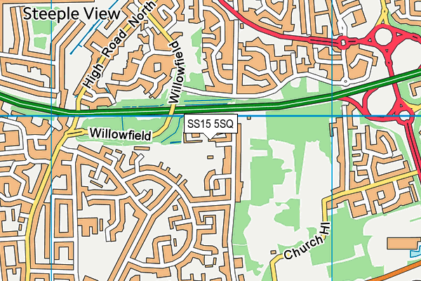 SS15 5SQ map - OS VectorMap District (Ordnance Survey) SS15 5SQ map - OS VectorMap District (Ordnance Survey)