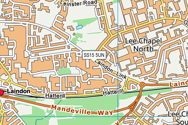 SS15 5UN map - OS VectorMap District (Ordnance Survey) SS15 5UN map - OS VectorMap District (Ordnance Survey)