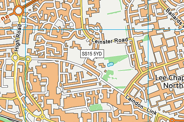 SS15 5YD map - OS VectorMap District (Ordnance Survey) SS15 5YD map - OS VectorMap District (Ordnance Survey)
