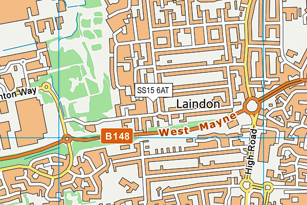 SS15 6AT map - OS VectorMap District (Ordnance Survey) SS15 6AT map - OS VectorMap District (Ordnance Survey)