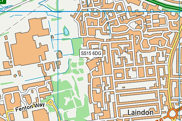 SS15 6DG map - OS VectorMap District (Ordnance Survey) SS15 6DG map - OS VectorMap District (Ordnance Survey)