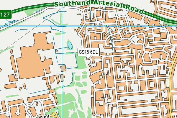 SS15 6DL map - OS VectorMap District (Ordnance Survey) SS15 6DL map - OS VectorMap District (Ordnance Survey)