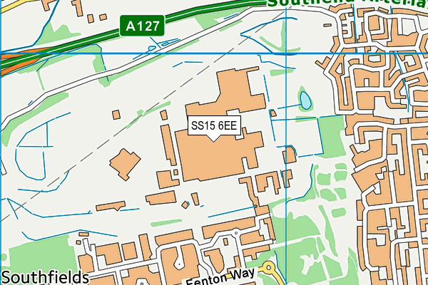 SS15 6EE map - OS VectorMap District (Ordnance Survey) SS15 6EE map - OS VectorMap District (Ordnance Survey)