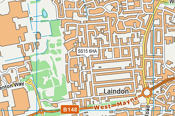 SS15 6HA map - OS VectorMap District (Ordnance Survey) SS15 6HA map - OS VectorMap District (Ordnance Survey)