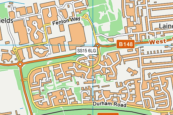 SS15 6LG map - OS VectorMap District (Ordnance Survey) SS15 6LG map - OS VectorMap District (Ordnance Survey)