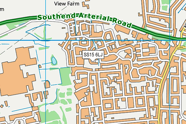 SS15 6LJ map - OS VectorMap District (Ordnance Survey) SS15 6LJ map - OS VectorMap District (Ordnance Survey)