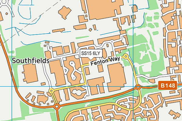 SS15 6LY map - OS VectorMap District (Ordnance Survey) SS15 6LY map - OS VectorMap District (Ordnance Survey)