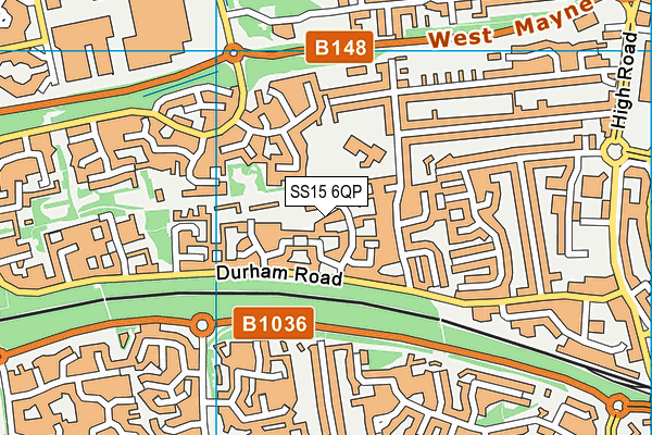 SS15 6QP map - OS VectorMap District (Ordnance Survey) SS15 6QP map - OS VectorMap District (Ordnance Survey)
