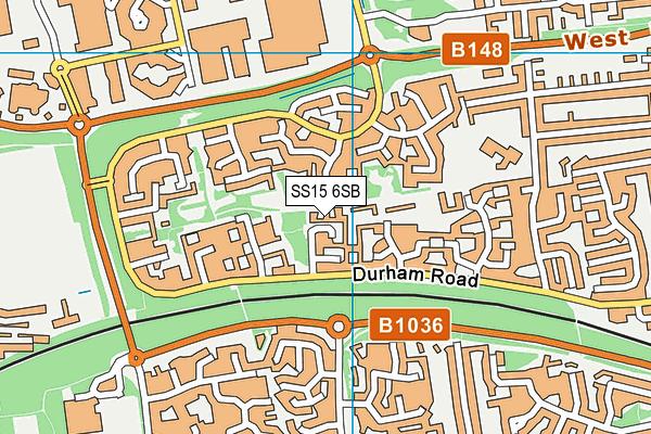 SS15 6SB map - OS VectorMap District (Ordnance Survey) SS15 6SB map - OS VectorMap District (Ordnance Survey)