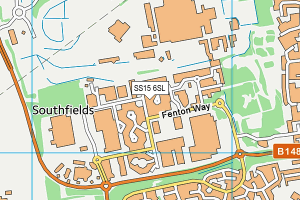 SS15 6SL map - OS VectorMap District (Ordnance Survey) SS15 6SL map - OS VectorMap District (Ordnance Survey)