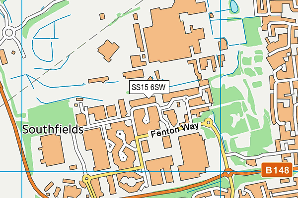 SS15 6SW map - OS VectorMap District (Ordnance Survey) SS15 6SW map - OS VectorMap District (Ordnance Survey)