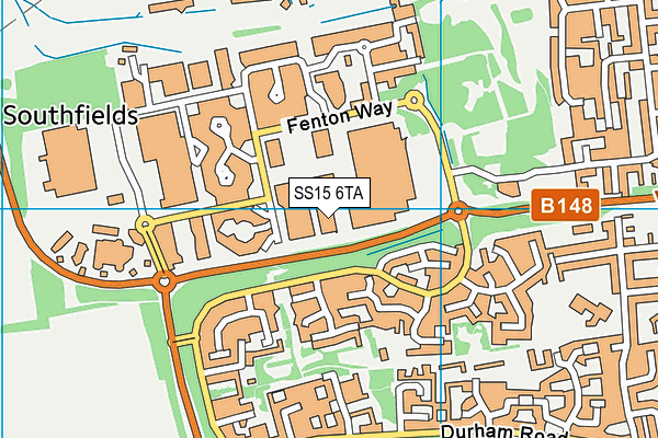 SS15 6TA map - OS VectorMap District (Ordnance Survey) SS15 6TA map - OS VectorMap District (Ordnance Survey)
