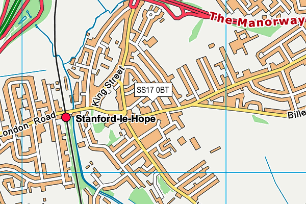 SS17 0BT map - OS VectorMap District (Ordnance Survey) SS17 0BT map - OS VectorMap District (Ordnance Survey)