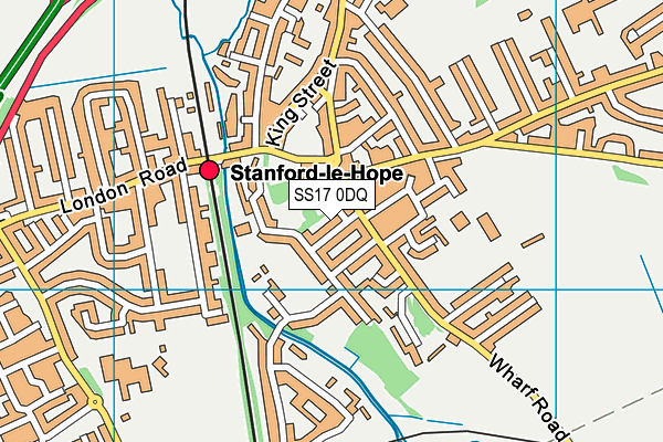 SS17 0DQ map - OS VectorMap District (Ordnance Survey) SS17 0DQ map - OS VectorMap District (Ordnance Survey)