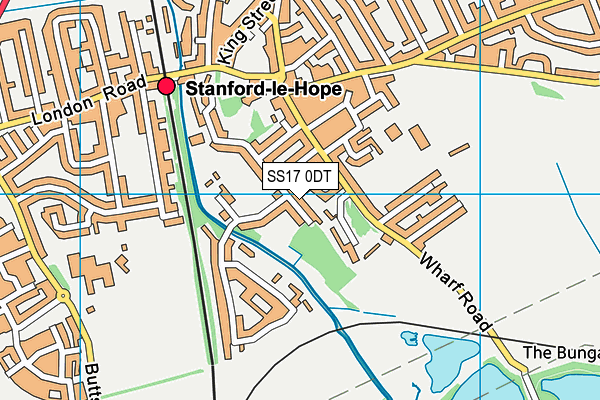 SS17 0DT map - OS VectorMap District (Ordnance Survey) SS17 0DT map - OS VectorMap District (Ordnance Survey)