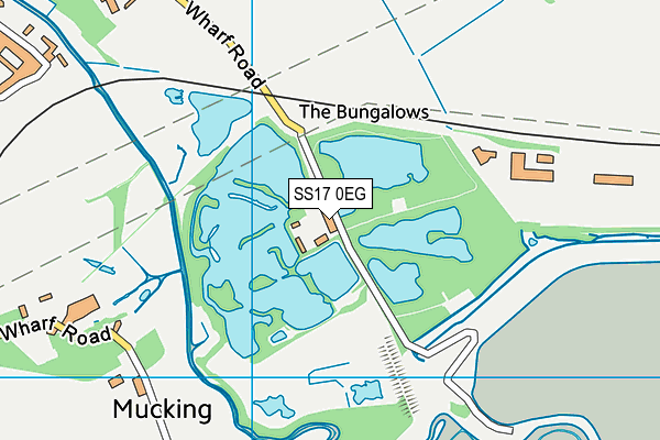SS17 0EG map - OS VectorMap District (Ordnance Survey) SS17 0EG map - OS VectorMap District (Ordnance Survey)