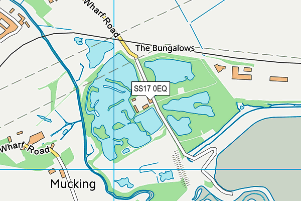 SS17 0EQ map - OS VectorMap District (Ordnance Survey) SS17 0EQ map - OS VectorMap District (Ordnance Survey)