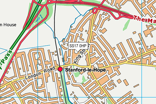SS17 0HP map - OS VectorMap District (Ordnance Survey) SS17 0HP map - OS VectorMap District (Ordnance Survey)