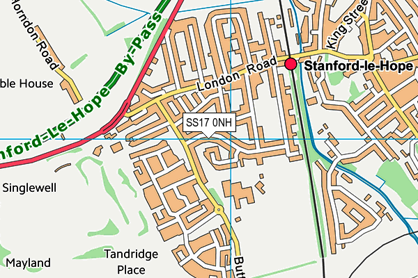SS17 0NH map - OS VectorMap District (Ordnance Survey) SS17 0NH map - OS VectorMap District (Ordnance Survey)