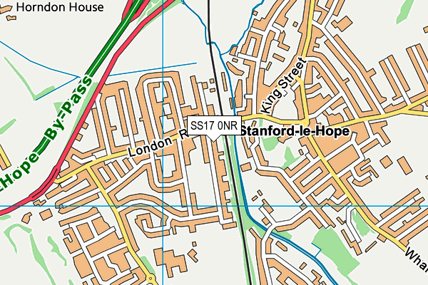 SS17 0NR map - OS VectorMap District (Ordnance Survey) SS17 0NR map - OS VectorMap District (Ordnance Survey)