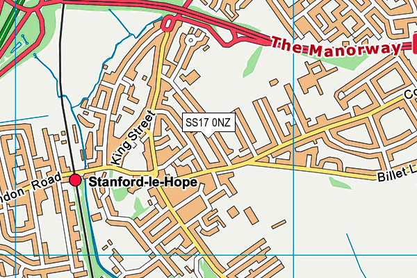 SS17 0NZ map - OS VectorMap District (Ordnance Survey) SS17 0NZ map - OS VectorMap District (Ordnance Survey)