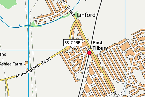 SS17 0RB map - OS VectorMap District (Ordnance Survey) SS17 0RB map - OS VectorMap District (Ordnance Survey)