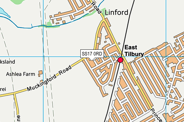 SS17 0RD map - OS VectorMap District (Ordnance Survey)