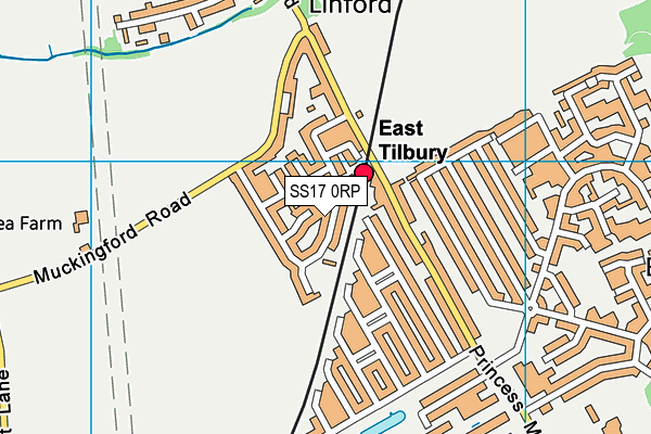 SS17 0RP map - OS VectorMap District (Ordnance Survey) SS17 0RP map - OS VectorMap District (Ordnance Survey)