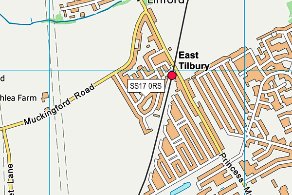 SS17 0RS map - OS VectorMap District (Ordnance Survey)