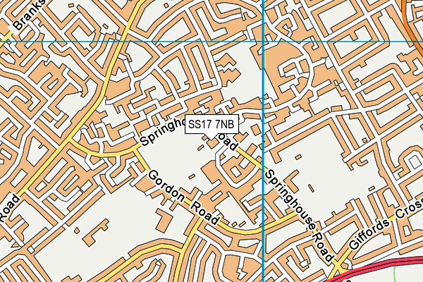 SS17 7NB map - OS VectorMap District (Ordnance Survey) SS17 7NB map - OS VectorMap District (Ordnance Survey)