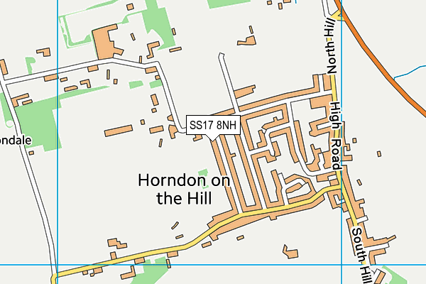 SS17 8NH map - OS VectorMap District (Ordnance Survey) SS17 8NH map - OS VectorMap District (Ordnance Survey)