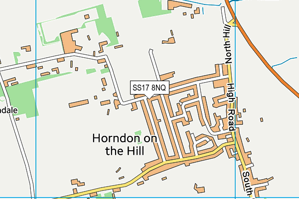 SS17 8NQ map - OS VectorMap District (Ordnance Survey) SS17 8NQ map - OS VectorMap District (Ordnance Survey)