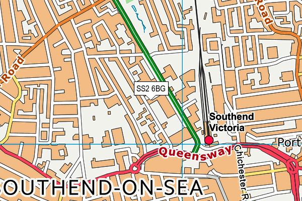 SS2 6BG map - OS VectorMap District (Ordnance Survey) SS2 6BG map - OS VectorMap District (Ordnance Survey)