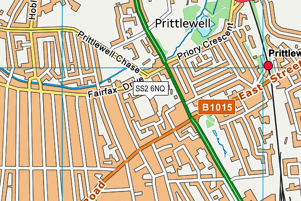 SS2 6NQ map - OS VectorMap District (Ordnance Survey) SS2 6NQ map - OS VectorMap District (Ordnance Survey)