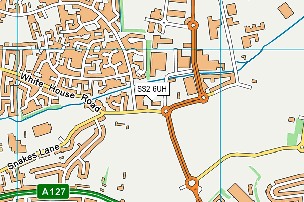 SS2 6UH map - OS VectorMap District (Ordnance Survey) SS2 6UH map - OS VectorMap District (Ordnance Survey)