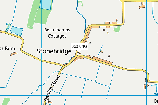 SS3 0NG map - OS VectorMap District (Ordnance Survey) SS3 0NG map - OS VectorMap District (Ordnance Survey)