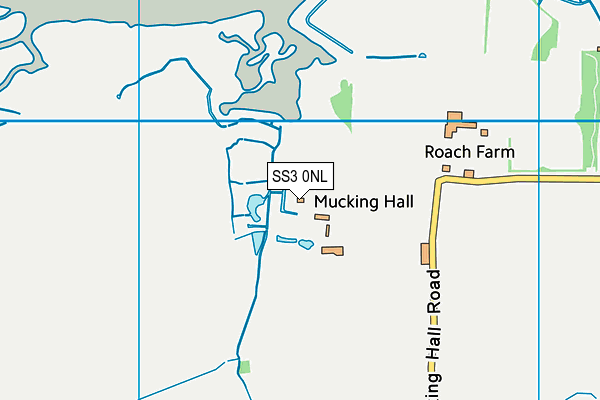 SS3 0NL map - OS VectorMap District (Ordnance Survey) SS3 0NL map - OS VectorMap District (Ordnance Survey)